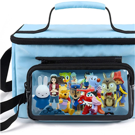 Carrying Case for Toniebox, with Detachable Clear Bag for Tonies Characters UK, Kids Audio Book Headphones Holder